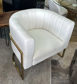 Shelbi Linen Lounge Chair
