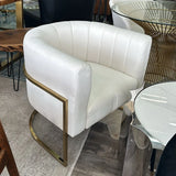 Shelbi Linen Lounge Chair