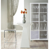 Modern Chrome /Acrylic Ghost Counter Stool