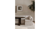 Fable Slipcover Dining Banquette  L-Shape 100.5 in
