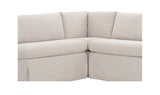 Fable Slipcover Dining Banquette  L-Shape 100.5 in