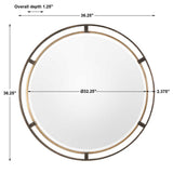 Carrizo Round Mirror