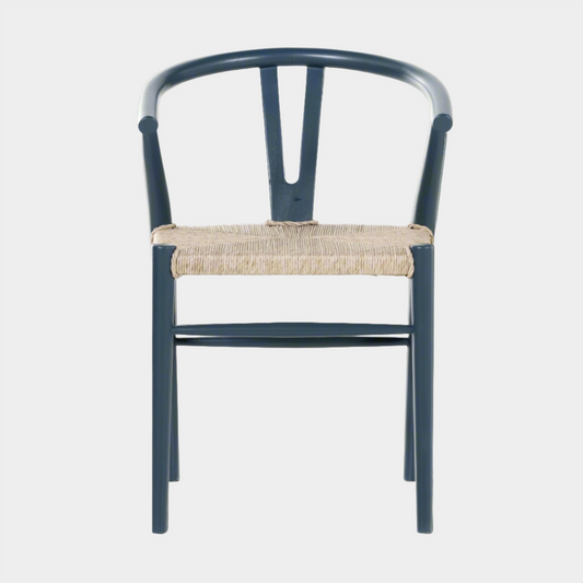 Y-Back Woven Cord Dining Chair (Dusty Slate)