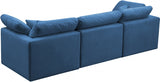 Plush Velvet Standard Comfort Modular Sofa