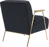 Woodford Velvet Upholstered Accent Chair