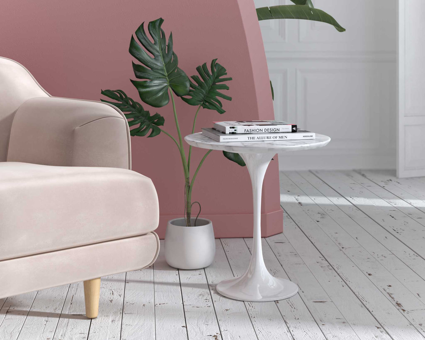 Marble Side Table