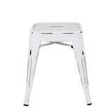 Mini Industrial Steel Antique Stool