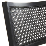 Black Libby Cane Counter Stool