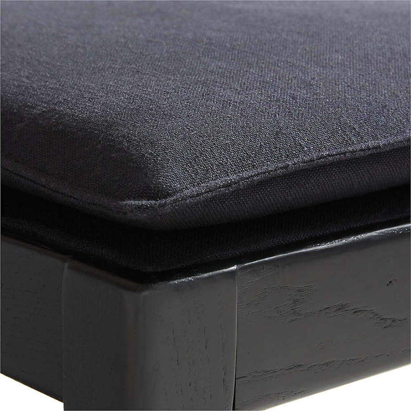 Black Tina Cane Dining Chair