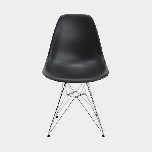 EM Eiffel Molded Plastic Kids Chair - Chrome legs