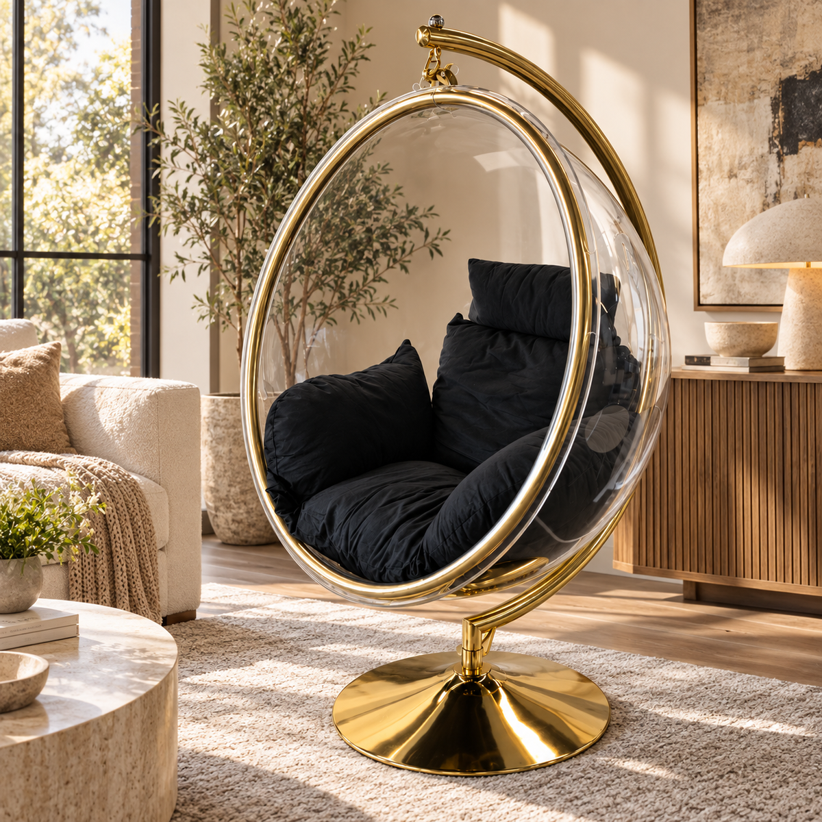 Modern Bubble Acrylic Standing Chair