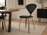 Molded Plywood Waist Chair (Upholstered)