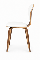 Molded Plywood Waist Chair (Upholstered)