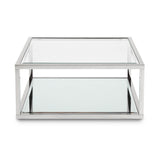 Chris Mirror Chrome Coffee Table
