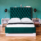 Caroline (Velvet Queen Bed)