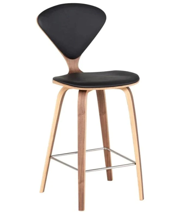 Modern Wood Cherner Stool (26") (Warehouse Sale, local pickup only)