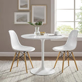 High Gloss White Tulip  Dining Table