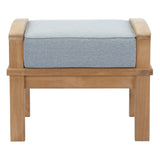 Marina Outdoor Patio Teak Ottoman