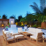 Marina 10 Piece Outdoor Patio Teak Set