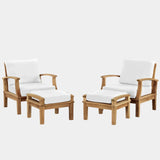 Marina 4 Piece Outdoor Patio Teak Set