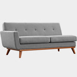 Engage Left-Arm Upholstered Fabric Loveseat