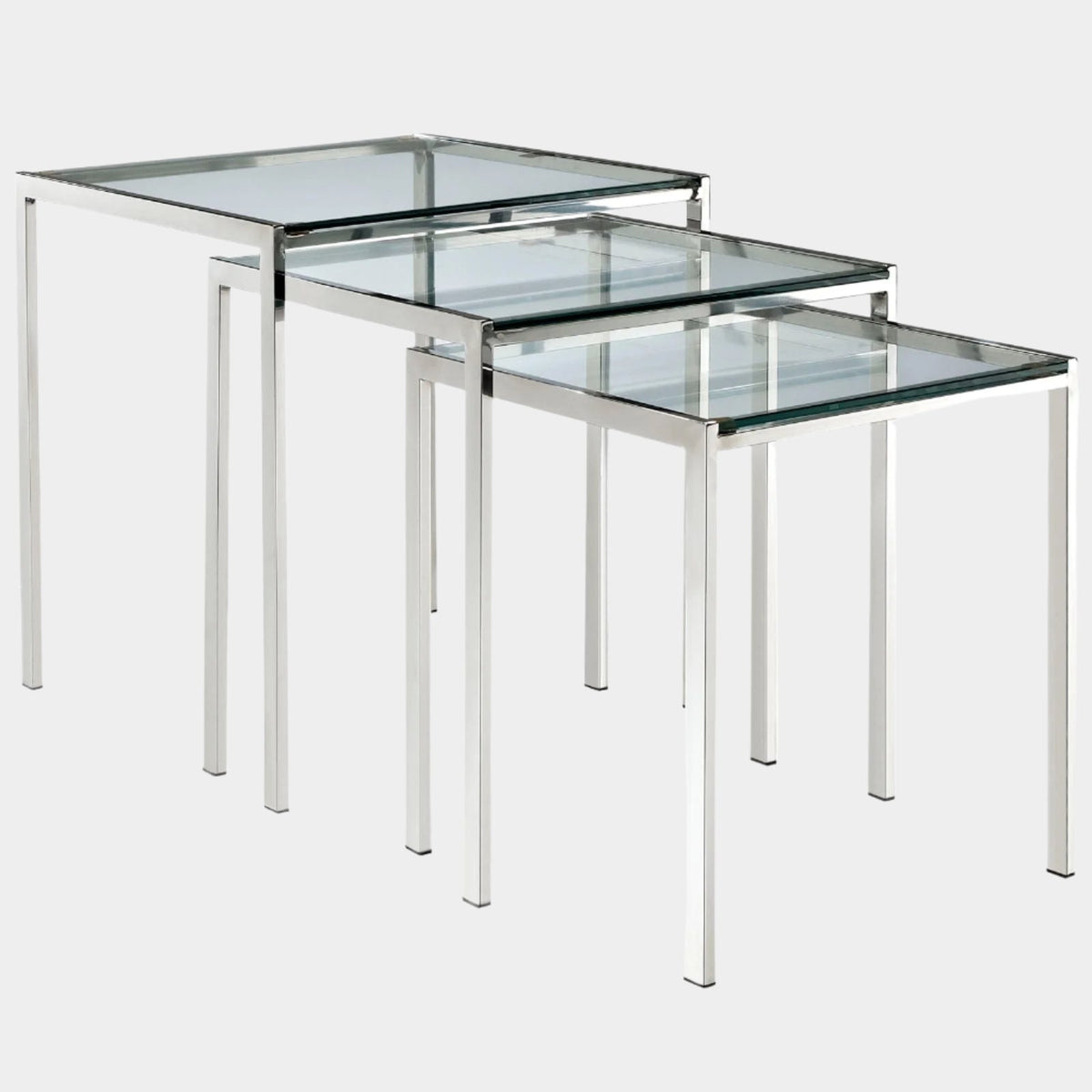 Nimble Nesting Table in Silver