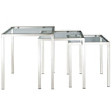 Nimble Nesting Table in Silver