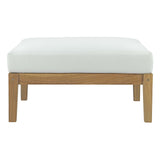 Bayport 8 Piece Outdoor Patio Teak Set in Natural White