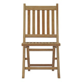 Marina Outdoor Patio Teak Folding Chair in Natural