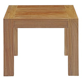Bayport 8 Piece Outdoor Patio Teak Set in Natural White