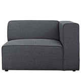 Mingle Fabric Right-Facing Sofa in Gray