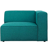 Mingle Fabric Right-Facing Sofa in Gray