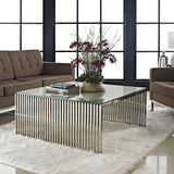 Slate Coffee Table (Glass Top)