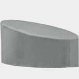 Immerse Siesta and Convene Canopy Daybed Outdoor Patio Furniture Cover in Gray