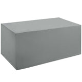 Immerse Convene / Sojourn / Summon Chair or Corner Outdoor Patio Furniture Cover in Gray