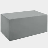 Immerse Convene / Sojourn / Summon Coffee Table Outdoor Patio Furniture Cover in Gray