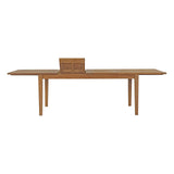 Marina 7 Piece Outdoor Patio Teak Dining Set in Natural