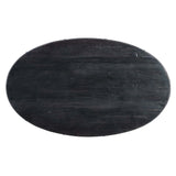Drive Wood Top Coffee Table in Black Gold