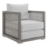 Aura 3 Piece Outdoor Patio Wicker Rattan Set