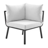 Riverside 4 Piece Outdoor Patio Aluminum Set