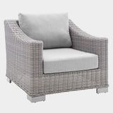 Conway Sunbrella® Outdoor Patio Wicker Rattan Armchair