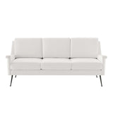 Chesapeake Fabric Sofa in Black White