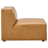 Mingle Vegan Leather 4-Piece Sectional Sofa