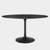 Lippa Oval Artificial Marble Dining Table