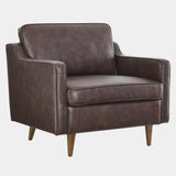 Impart Genuine Leather Armchair