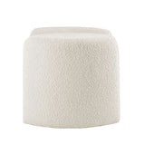 Nebula Boucle Upholstered Ottoman