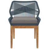 Wellspring 5-Piece Outdoor Patio Teak Wood Dining Set