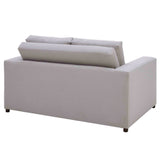 Avendale Linen Blend Loveseat in Flint Gray Linen Blend