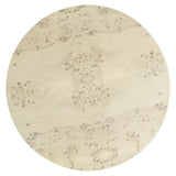 Cosmos 35" Round Burl Wood Coffee Table