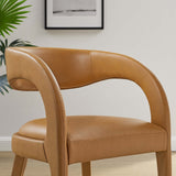 Pinnacle Vegan Leather Dining Chair Set of 2
